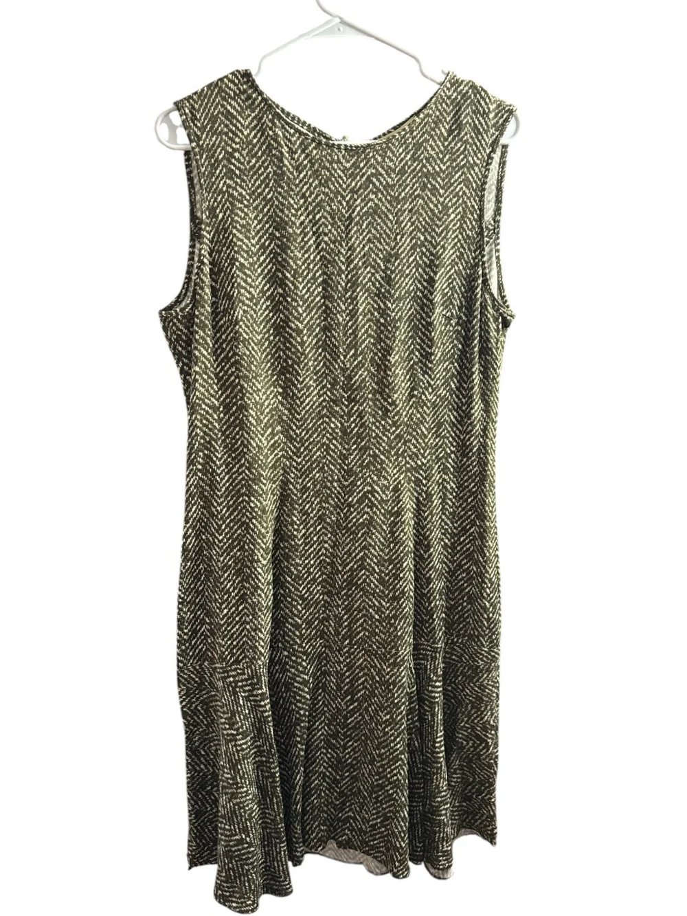Michael Kors NWT Made In Italy Chocolate Printed Dress Size 12  high end luxury